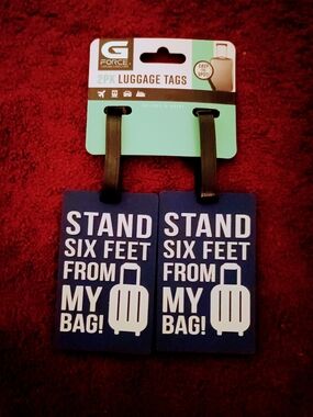 G/FORCE Navy & White Luggage Tags - 2 Pack